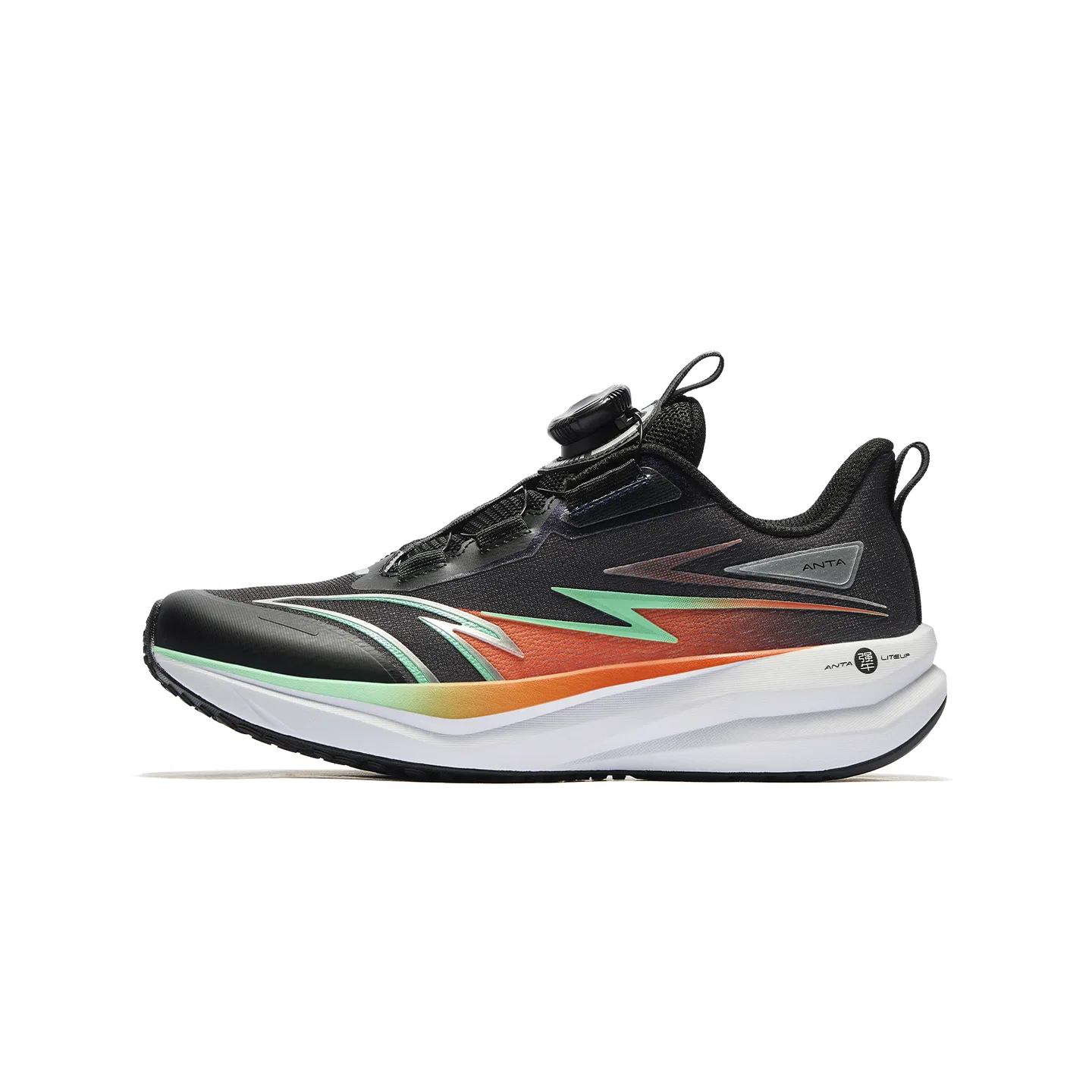 Детские кроссовки с низким верхом Decisive Victory Fabric Low top Running Shoes Antakids, Black-3