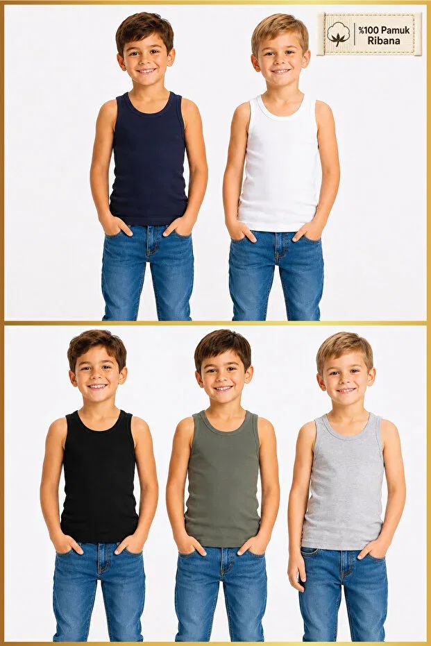 Детское белье для мальчиков хлопковое 5-pack Biyokids, Color 2013-5