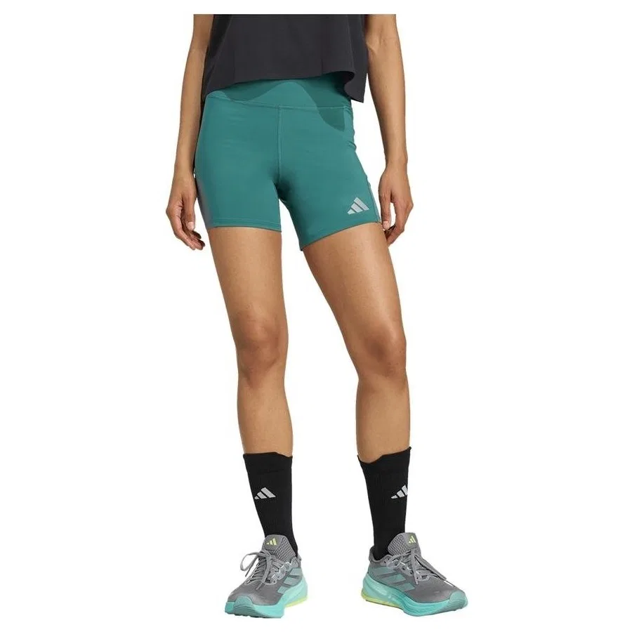 Спортивные леггинсы с высоким поясом Pretea ADI365 Sh Leg W adidas, Зеленый — фото 4
