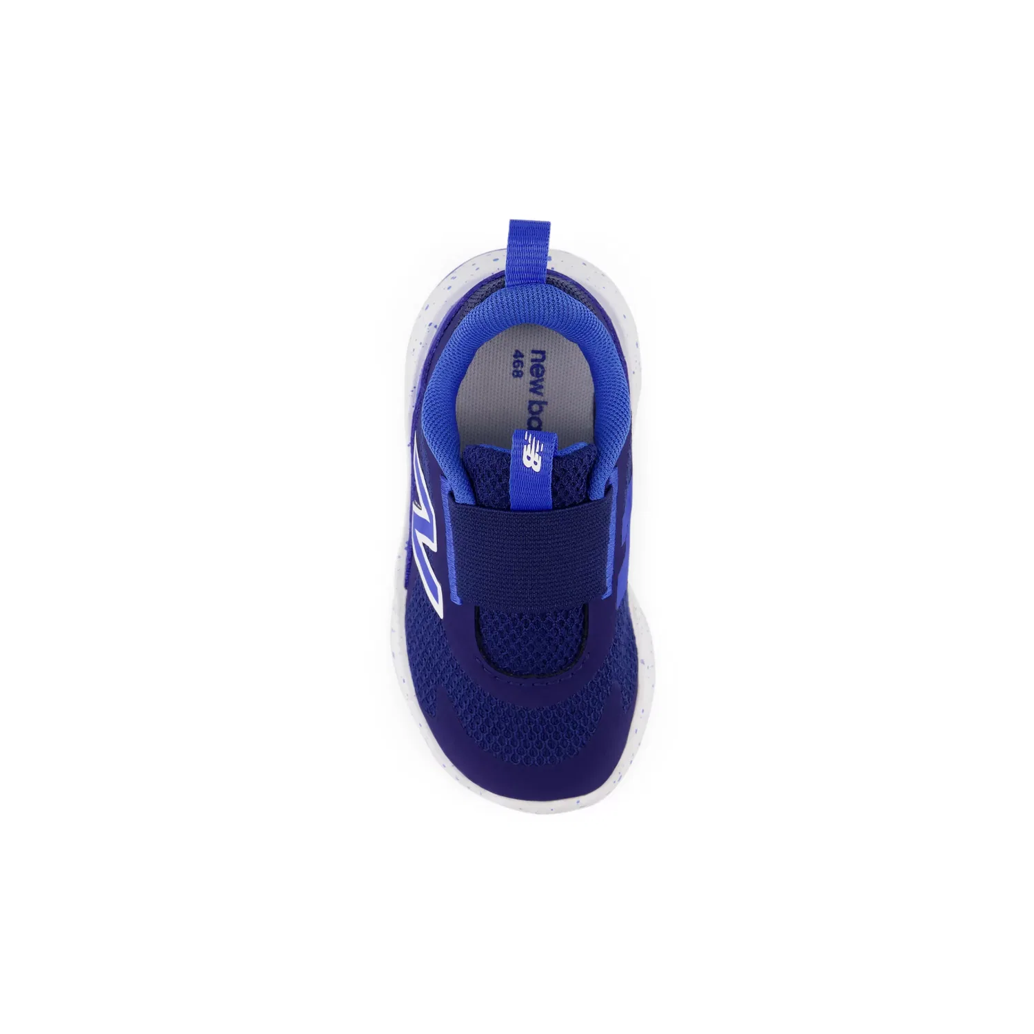 Детские кроссовки без шнуровки с дышащей сеткой 468 Slip On New Balance, Blue Oyster With Bluebird — фото 4