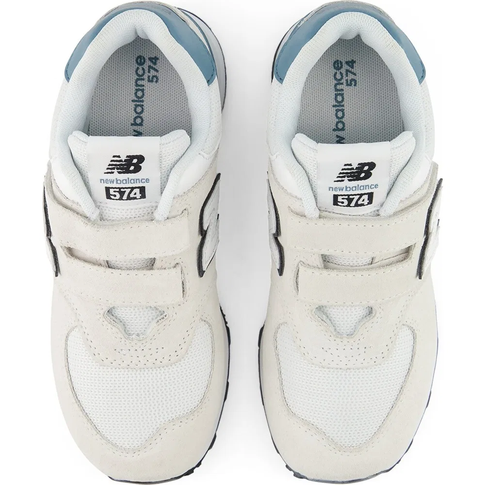 Детские кроссовки New Balance 574, серые, на липучках New Balance — фото 3