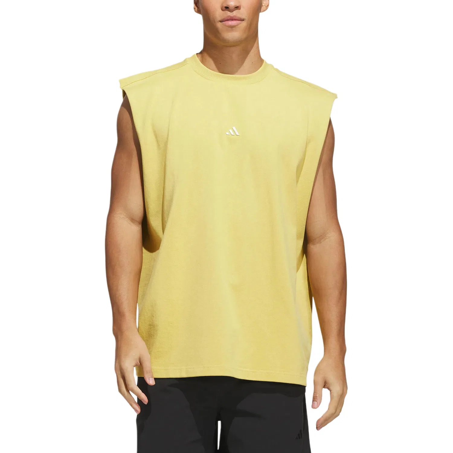 Мужская майка Adidas, Light Earth Gold — фото 3
