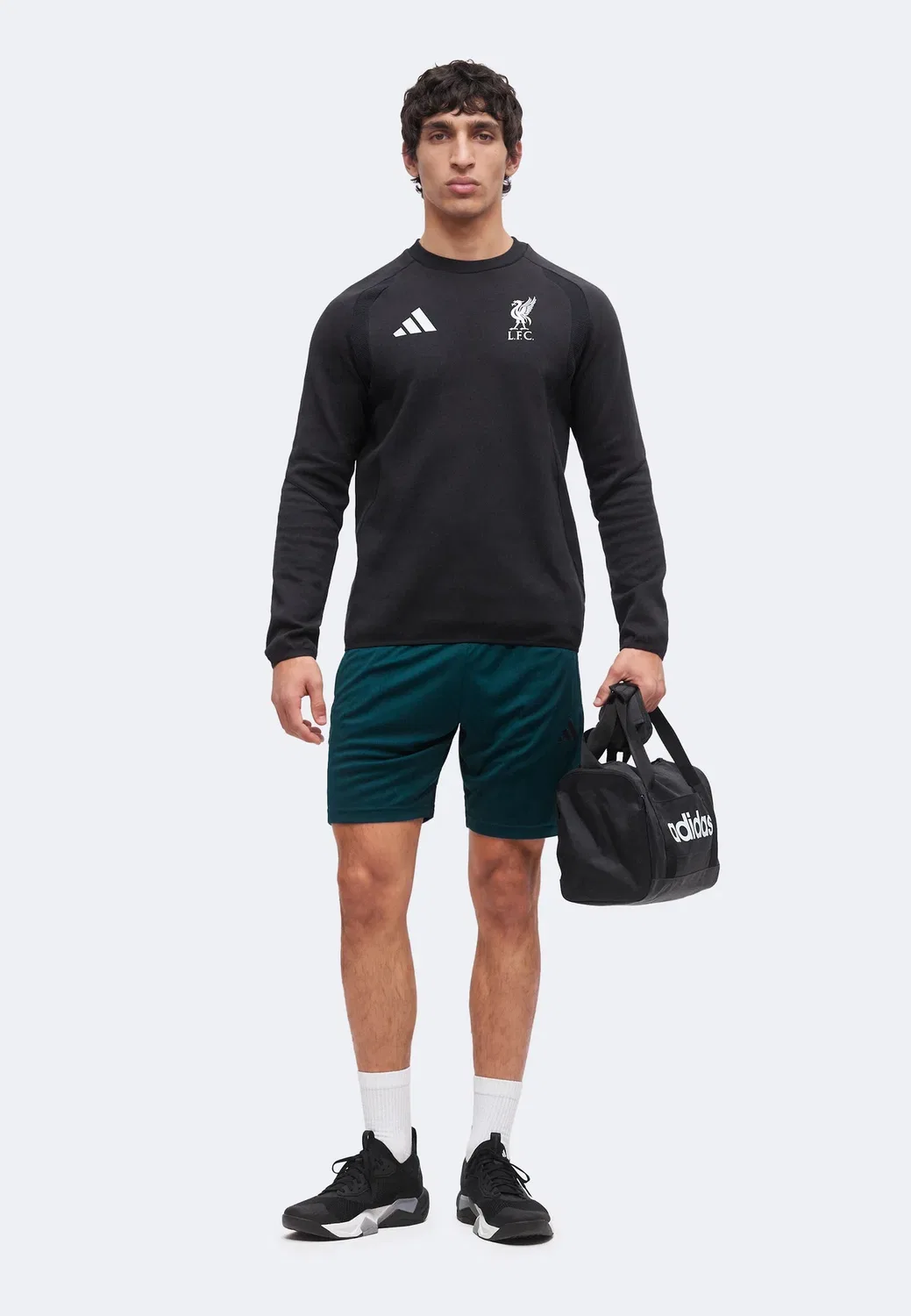 Ливерпуль ФК Тиро, команда для поездок - клубная одежда Adidas Performance, Black — фото 2