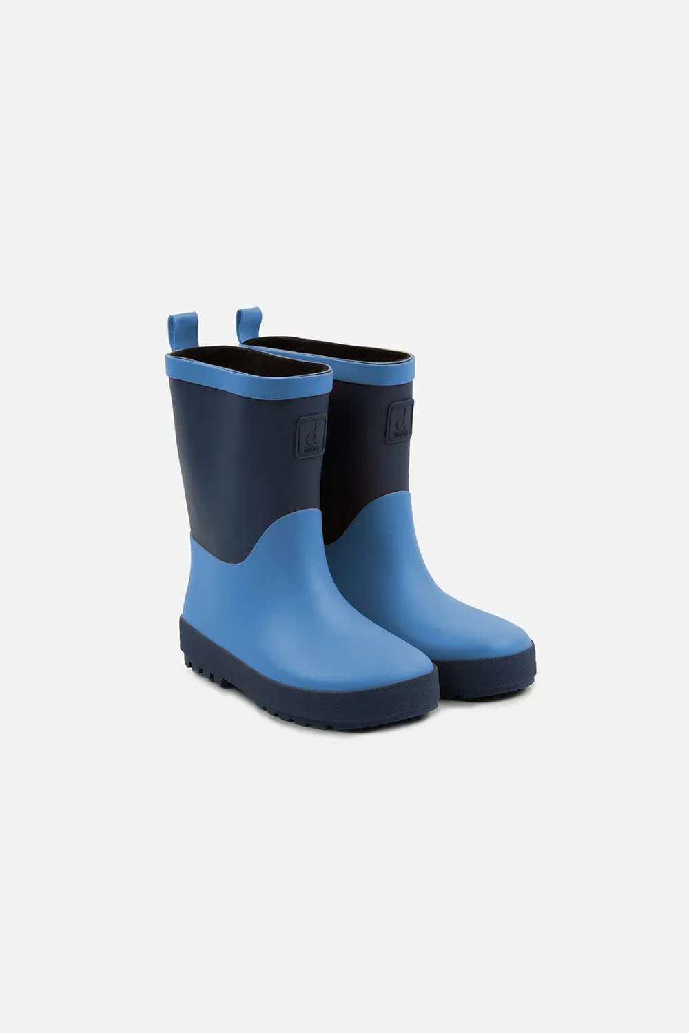 Детские сапоги для мальчиков с протектором Rain Boots Deux par Deux, синий