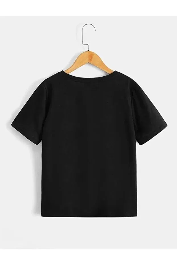 Детская футболка с принтом Basketball Crucible Patterned Daxia, Black — фото 2