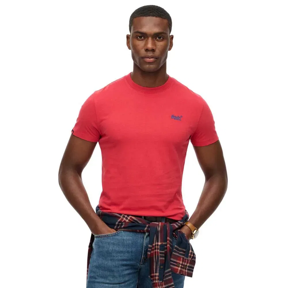 Футболка с коротким рукавом с вышивкой Vintage Logo Superdry, красный