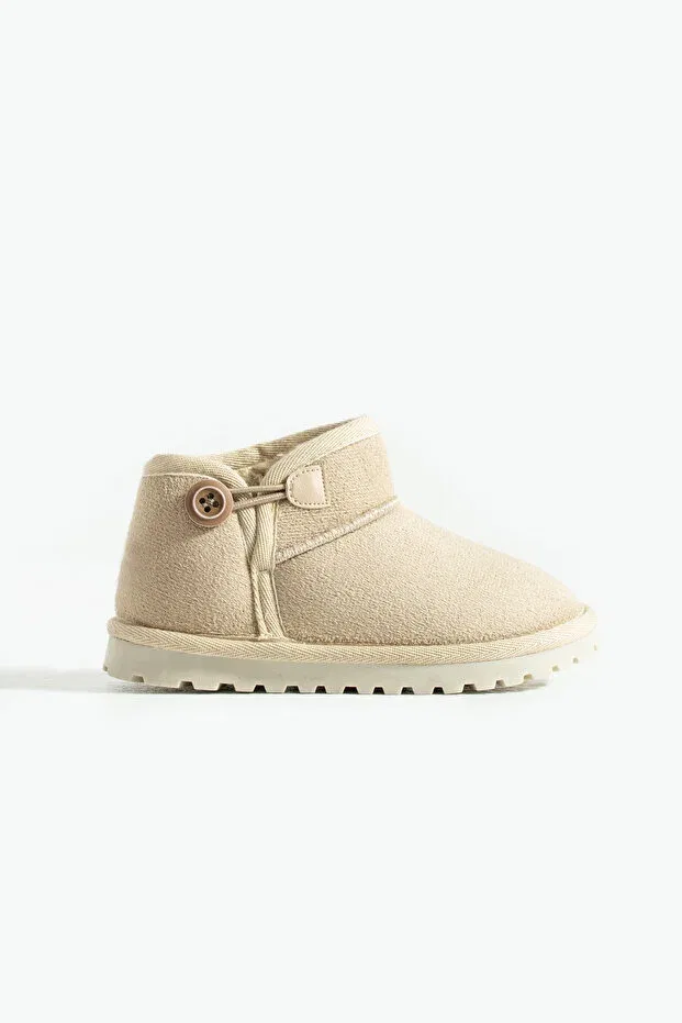 Детские ботинки для девочек ортопедические Siena Shoes, Beige Suede