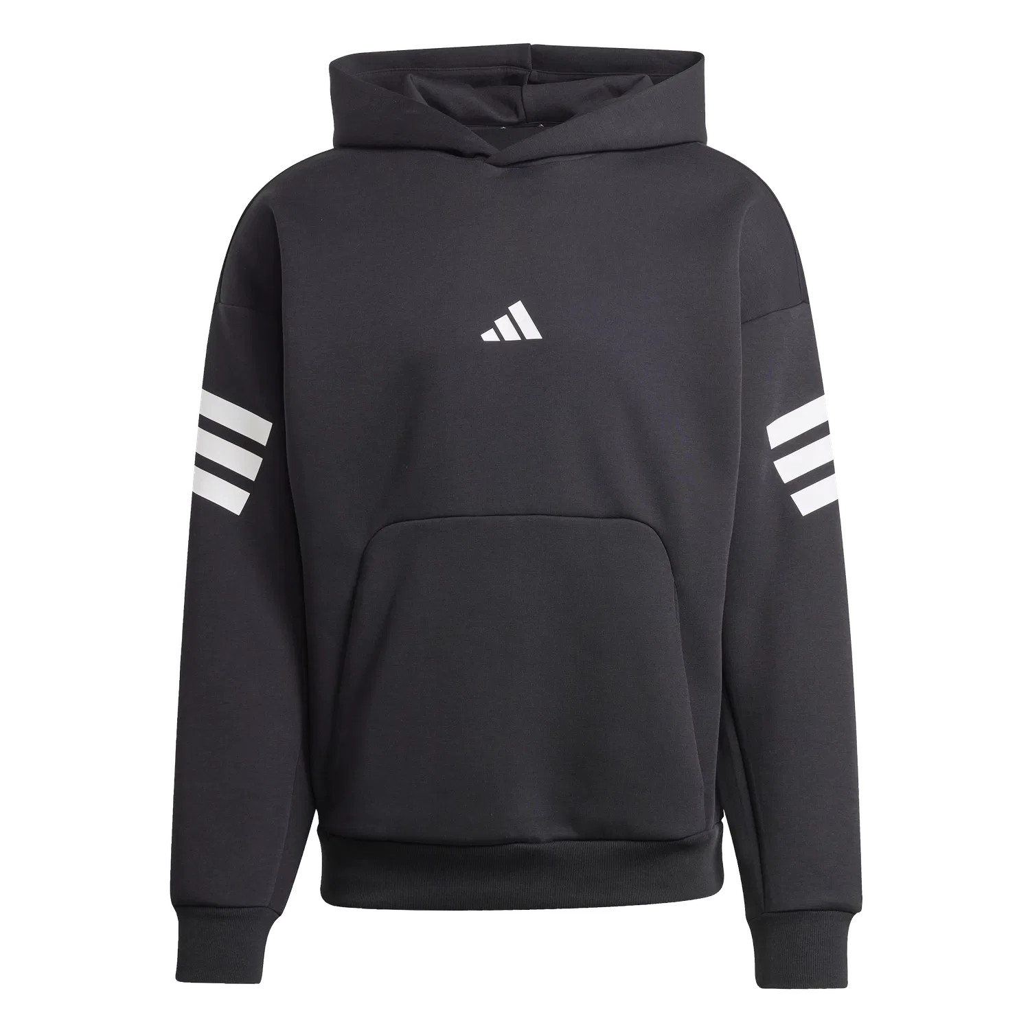 Мужская спортивная худи с капюшоном Adidas, черный