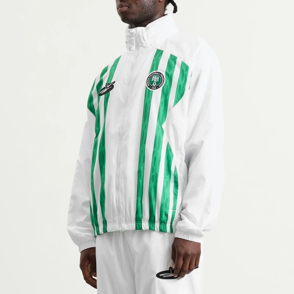 Куртка Nike X Slawn Nigeria Woven Track Jacket, White — фото 2