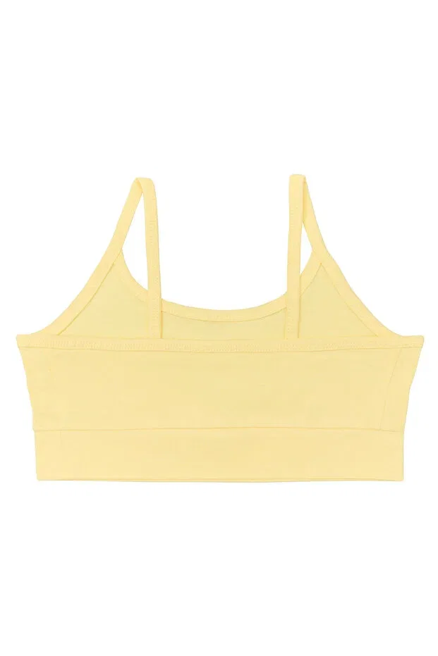 Детское бюстье для девочек хлопковое Gots certified organic cotton girls bustier - sports cut, stretchy band, vegan Albero Natur, Doors — фото 3