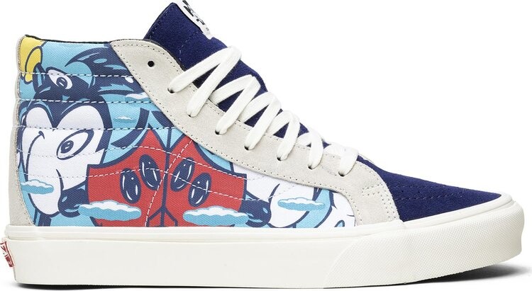 

Кеды Vans Disney x John Van Hamersveld x Sk8-Hi Mickeys 90th, синий