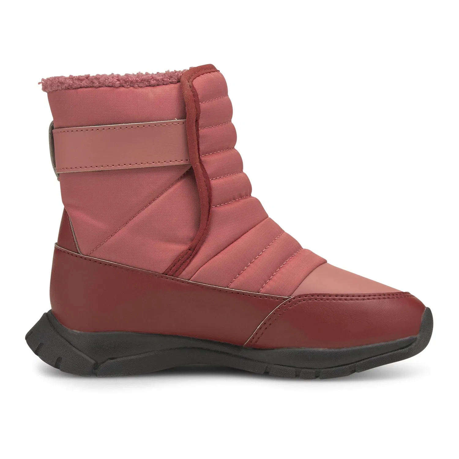 Детские зимние ботинки с высоким голенищем Puma Nieve, Rot Orange — фото 3
