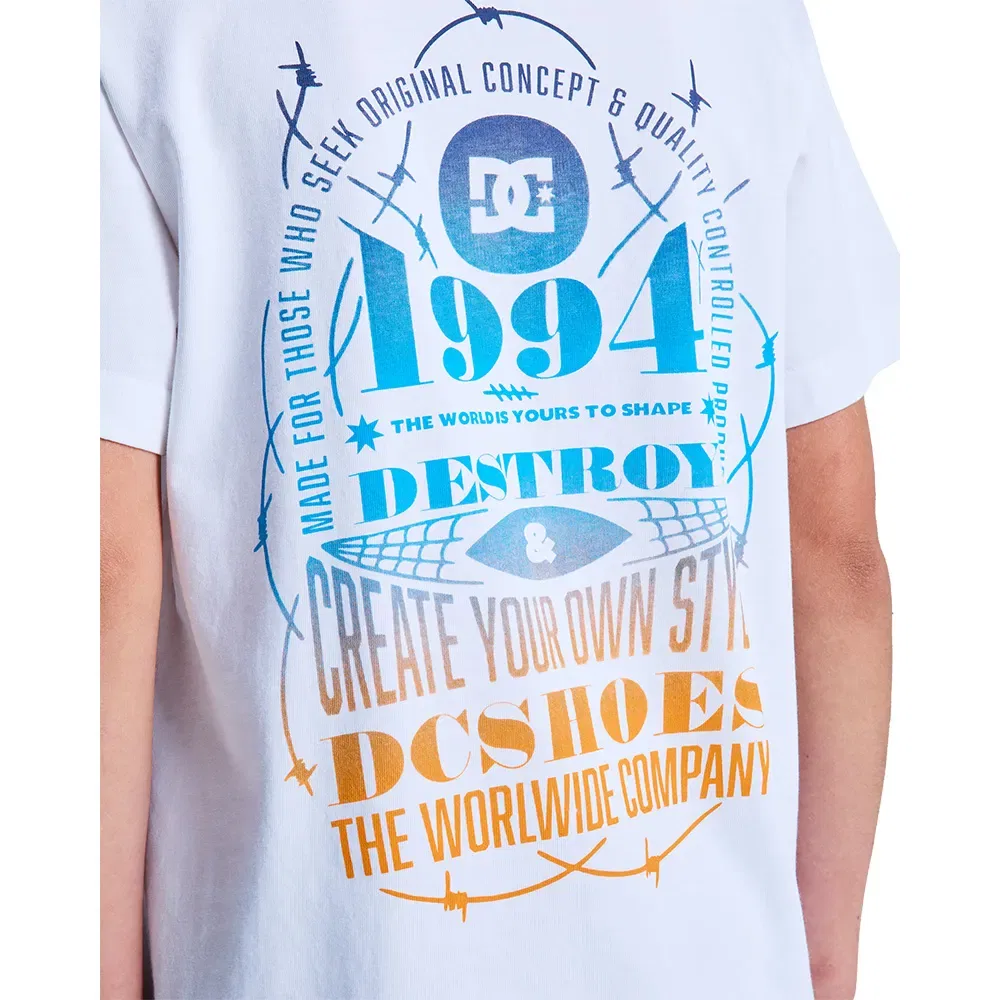 Футболка с коротким рукавом Shape Or Destroy Dc Shoes, белый — фото 4