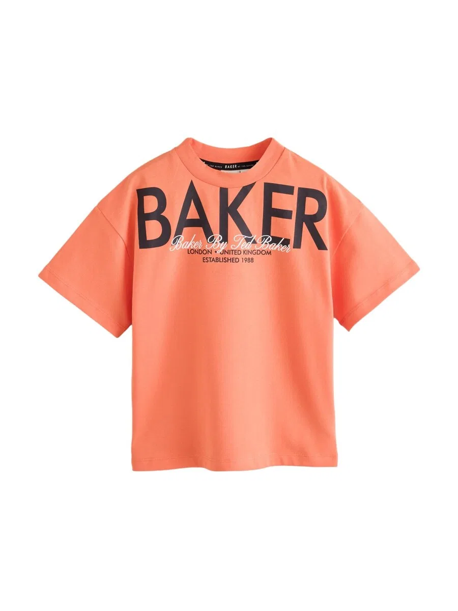 Футболка Baker by Ted Baker, цвет мандарин