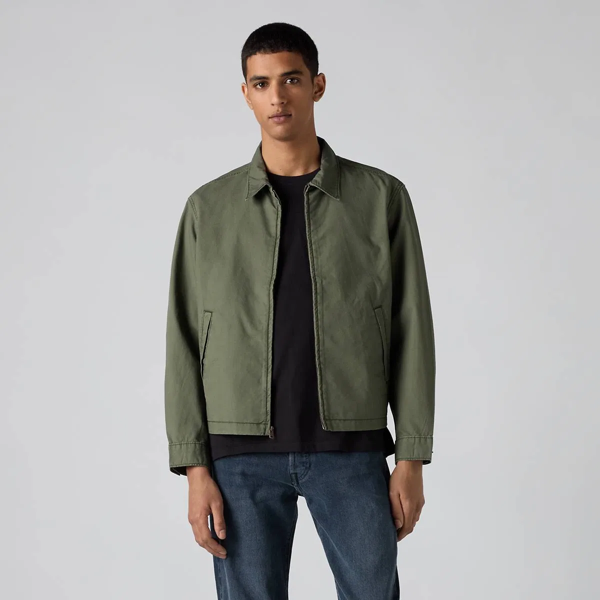 Куртка механика Кастро на молнии Levi's, Kambaba - Green — фото 3