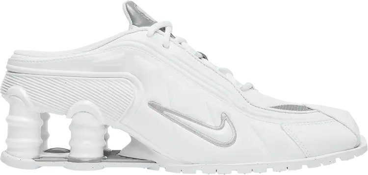 Кроссовки Nike Martine Rose x Wmns Shox Mule MR4 'White Metallic Silver', белый