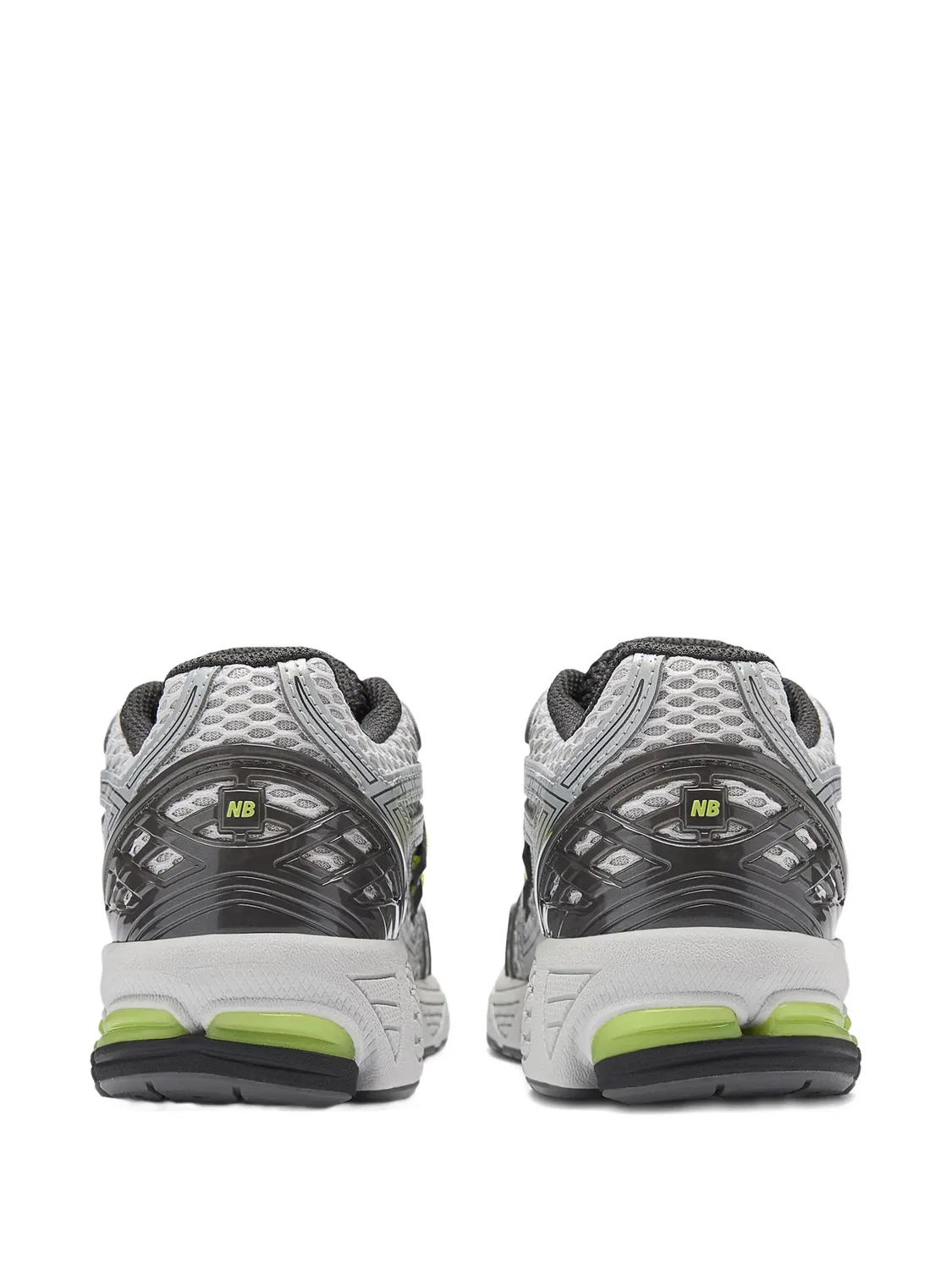 Металлические кроссовки с шнуровкой New Balance, белый — фото 2