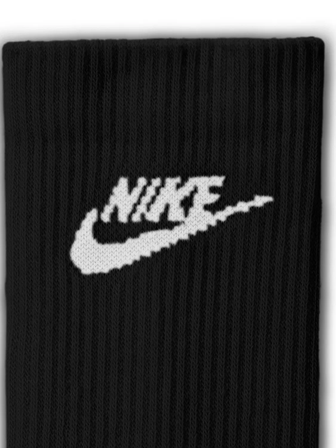 Носки Nike Everyday Elevated Crew, черные — фото 4
