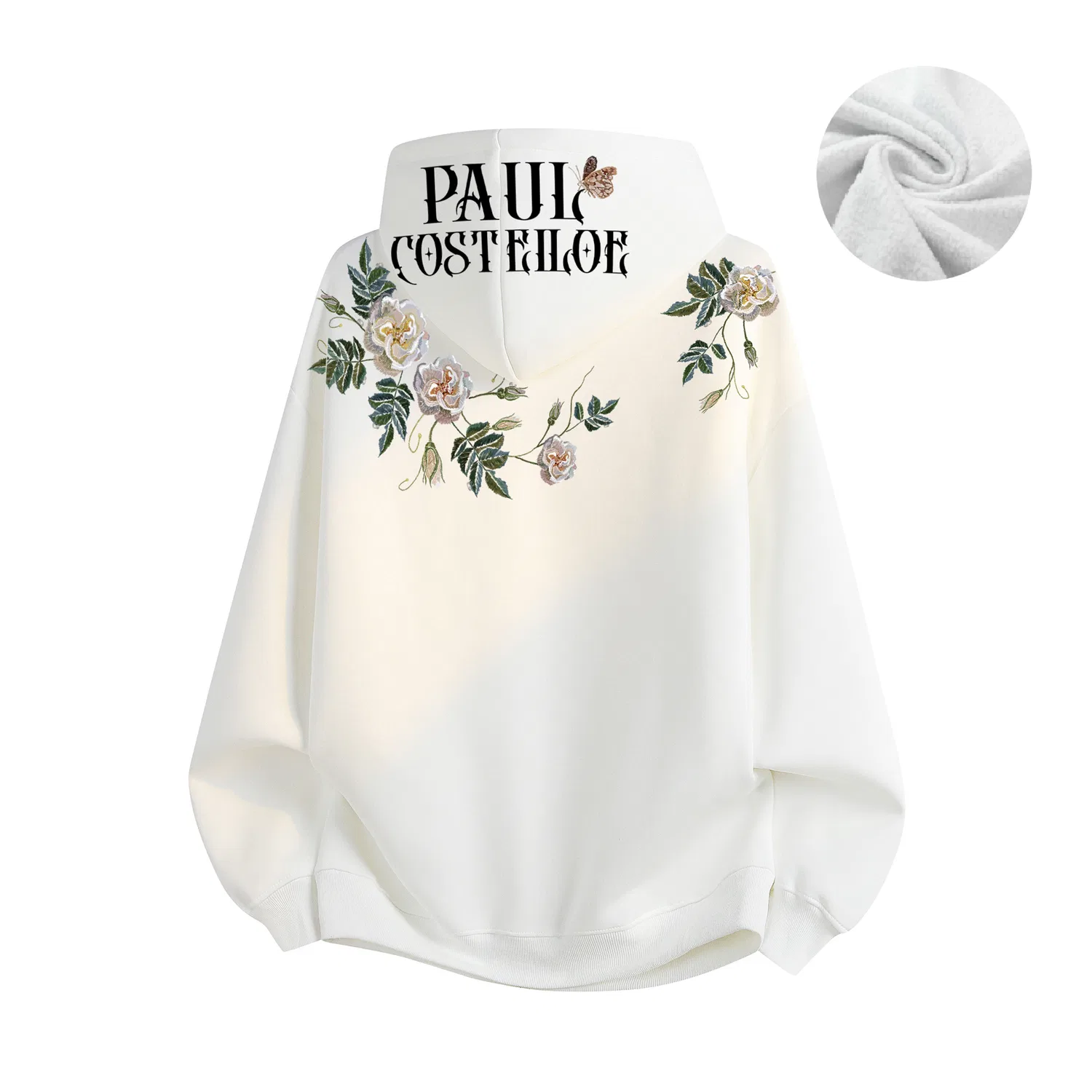 Детский свитшот унисекс с флисовой подкладкой Paul Costelloe, White