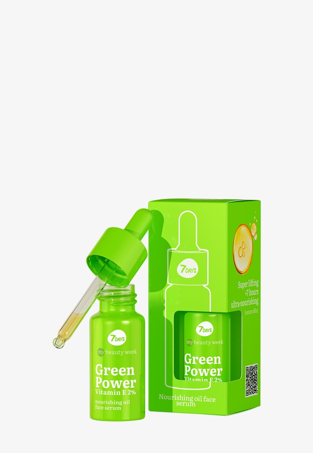 

Сыворотка My Beauty Week Green Power Vitamin E 2% Nourishing Oil Face Serum 7days