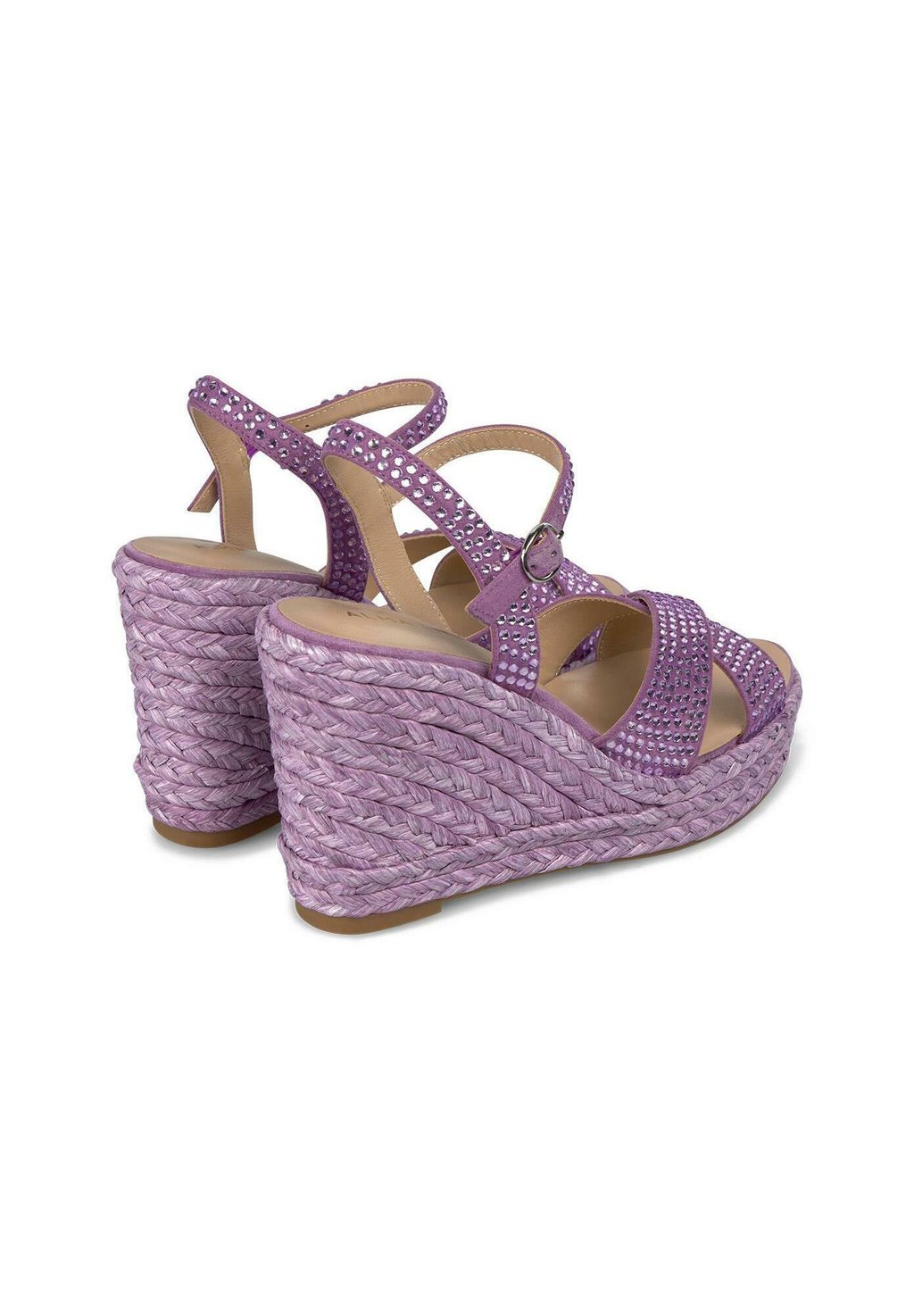 Босоножки на танкетке CON CIERRE HEBILLA - Platform sandals Alma en Pena, фиолетовый — фото 4