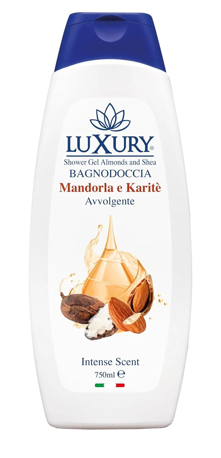 Гель для душа Almonds & Shea, Luxury, 12 шт, 1 мл, White