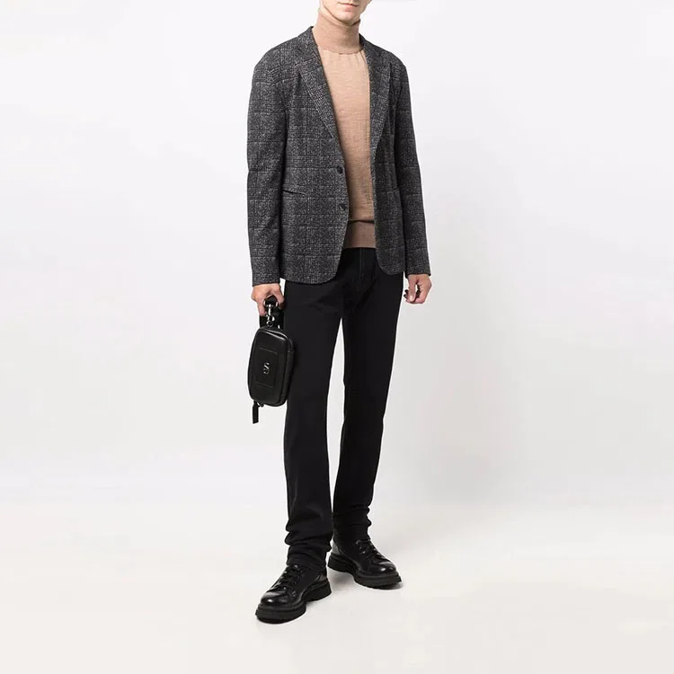Мужской деловой костюм с пиджаком EMPORIO ARMANI, Dark Gray — фото 3