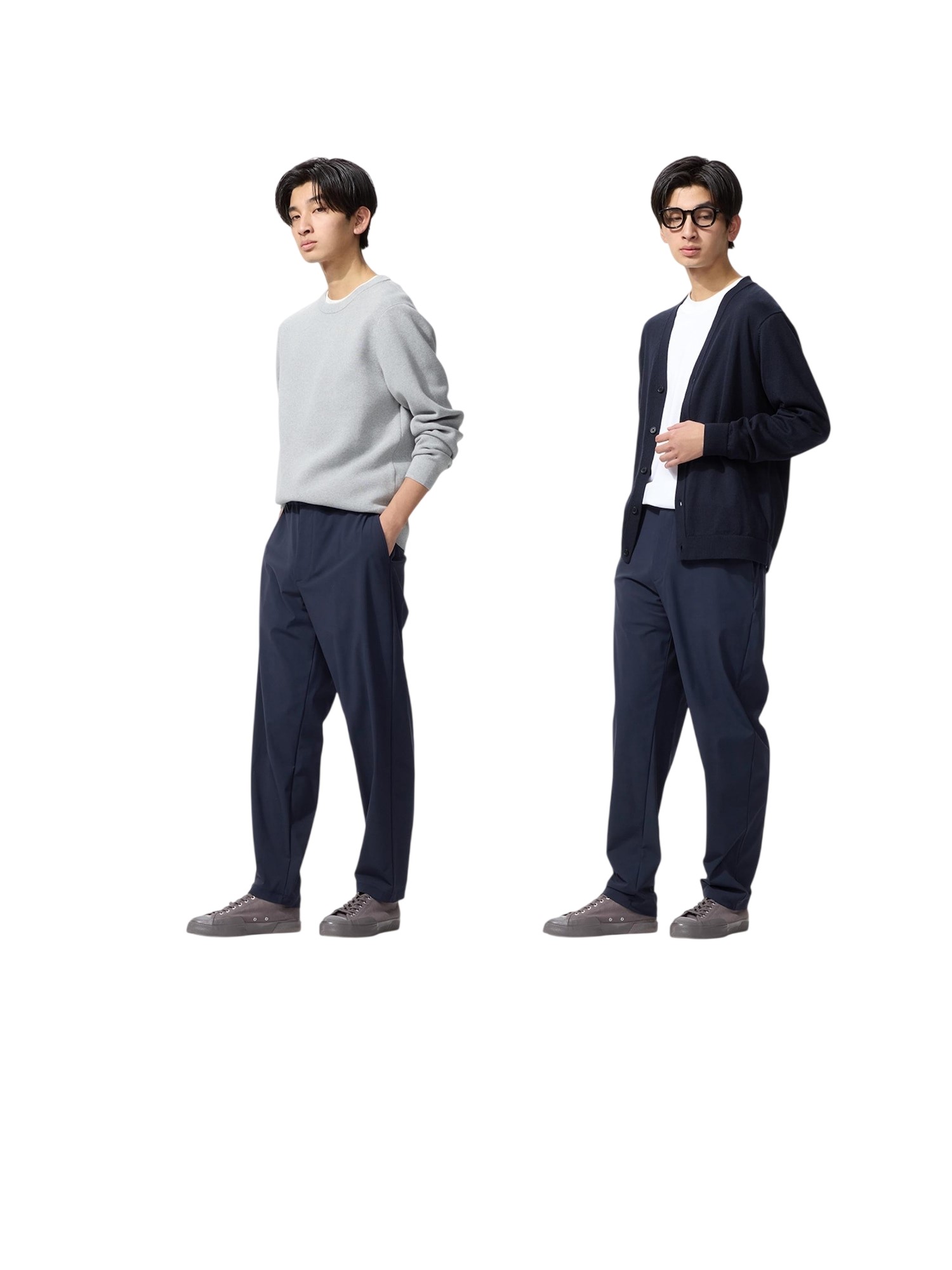 Брюки Uniqlo Ultra-stretch, 69 темно-синий — фото 2