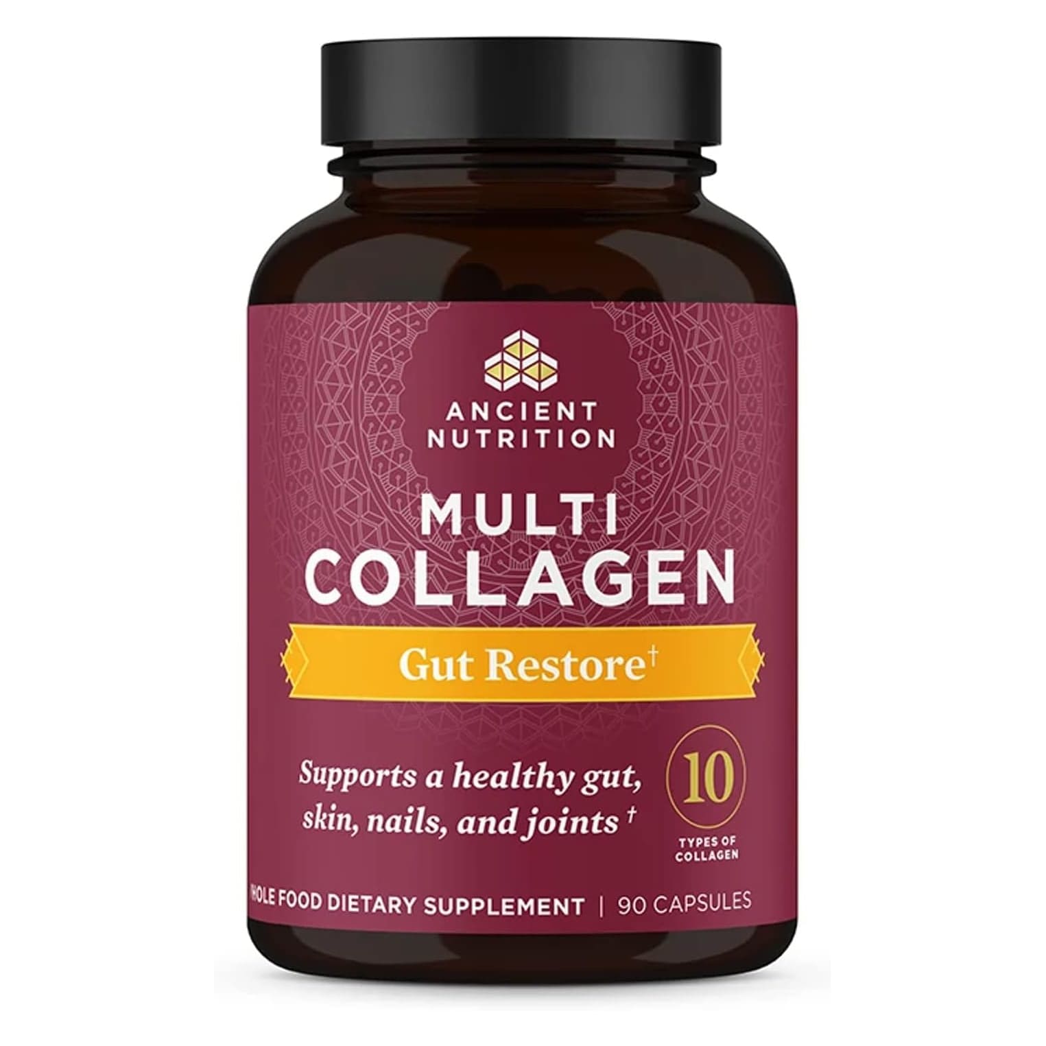 

Коллаген Ancient Nutrition Multi Gut Restore 10 Types, 90 капсул