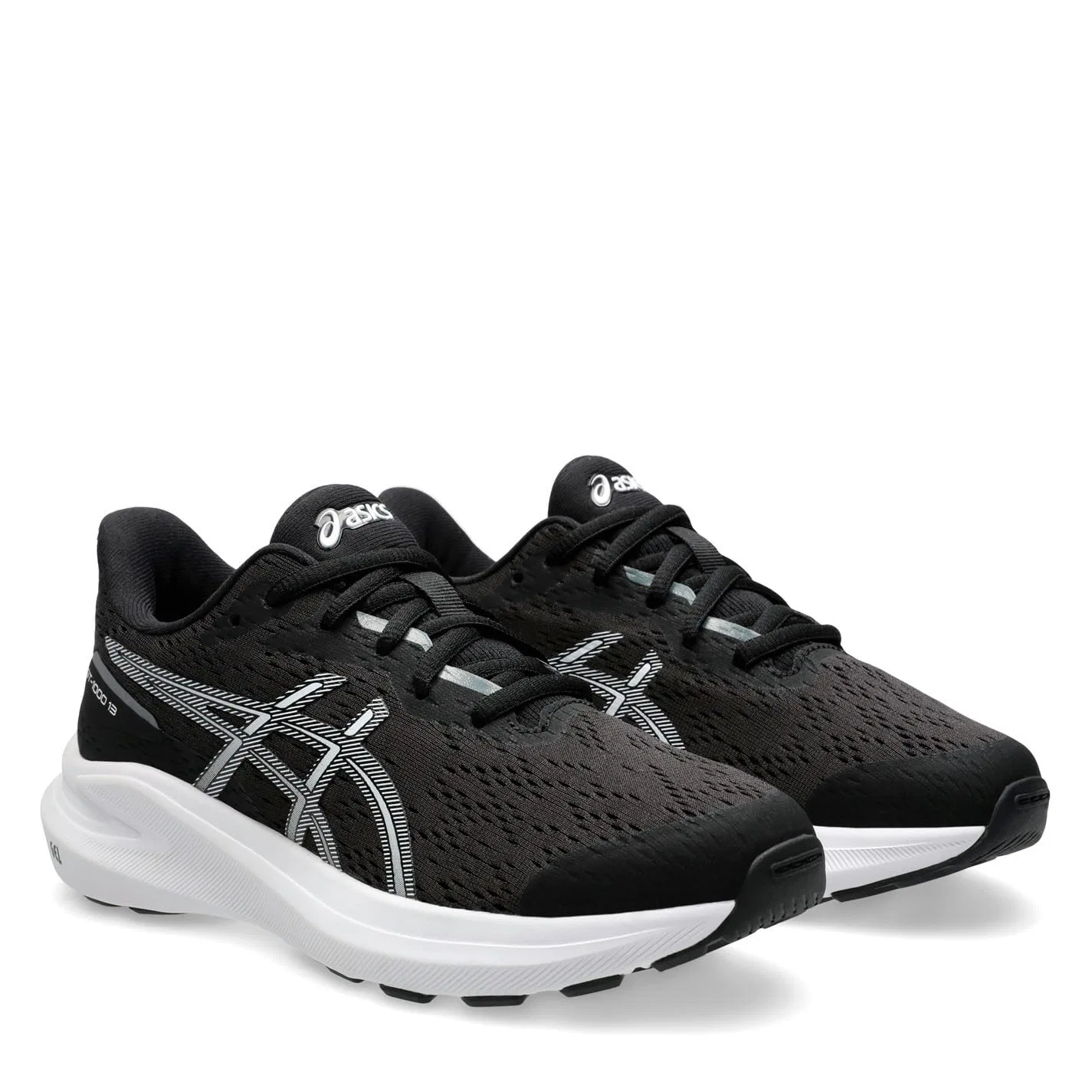 Детские кроссовки для девочек с поддержкой свода стопы Gt-1000 13 Gs ASICS, Black White — фото 4