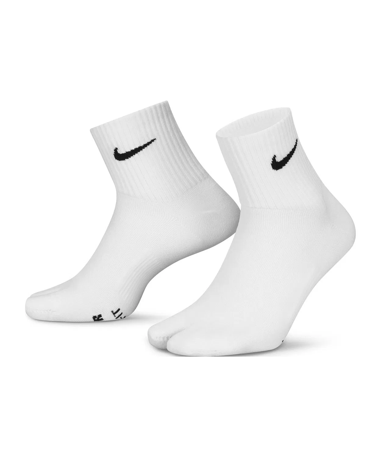 Мужские носки с принтом, укороченные NIKE DV9475, White/Black