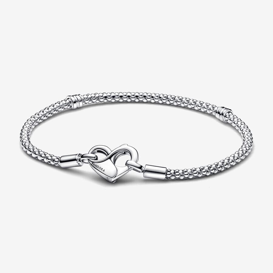 

Браслет Pandora Moments Studded Chain, серебро