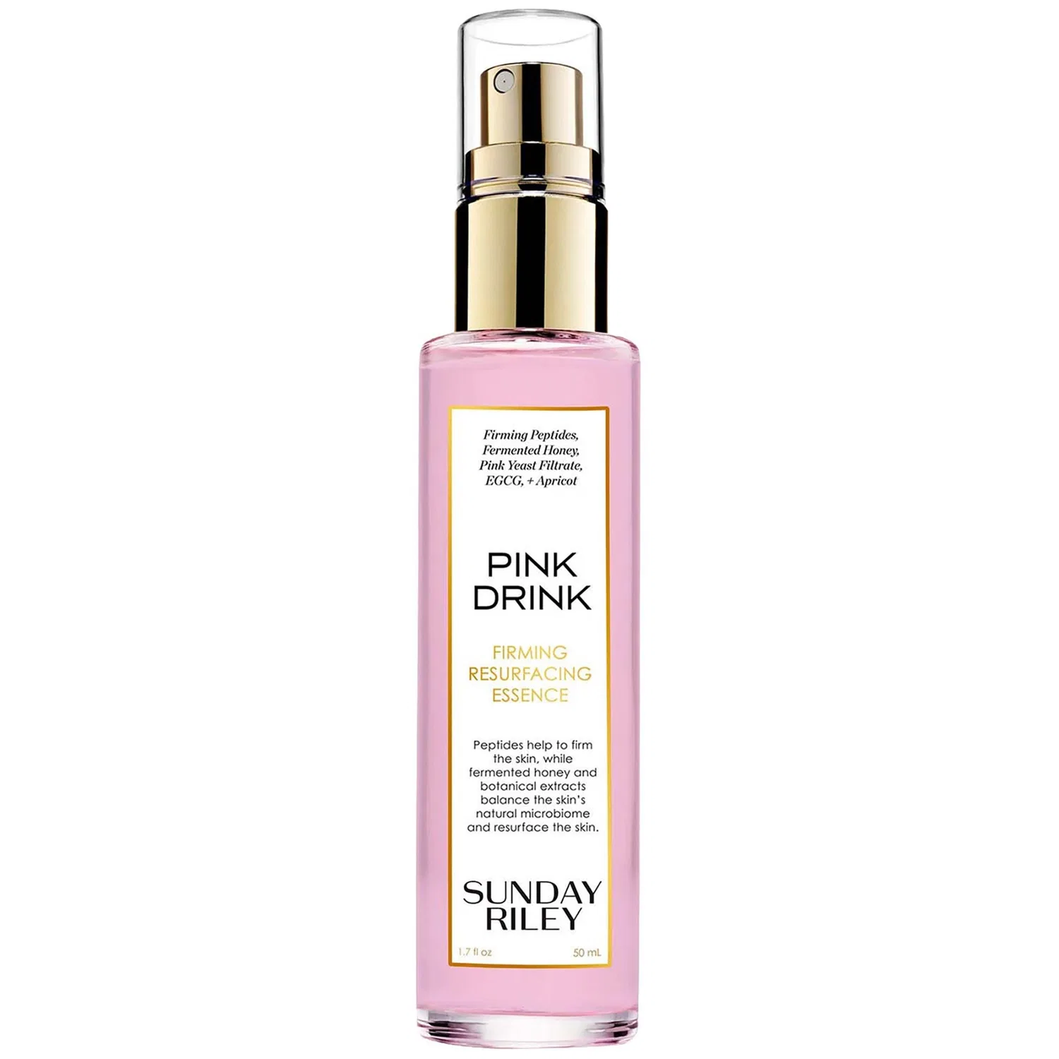 Эссенция для лица с пептидами Sunday Riley Pink Drink Firming Resurfacing Essence, 50 мл