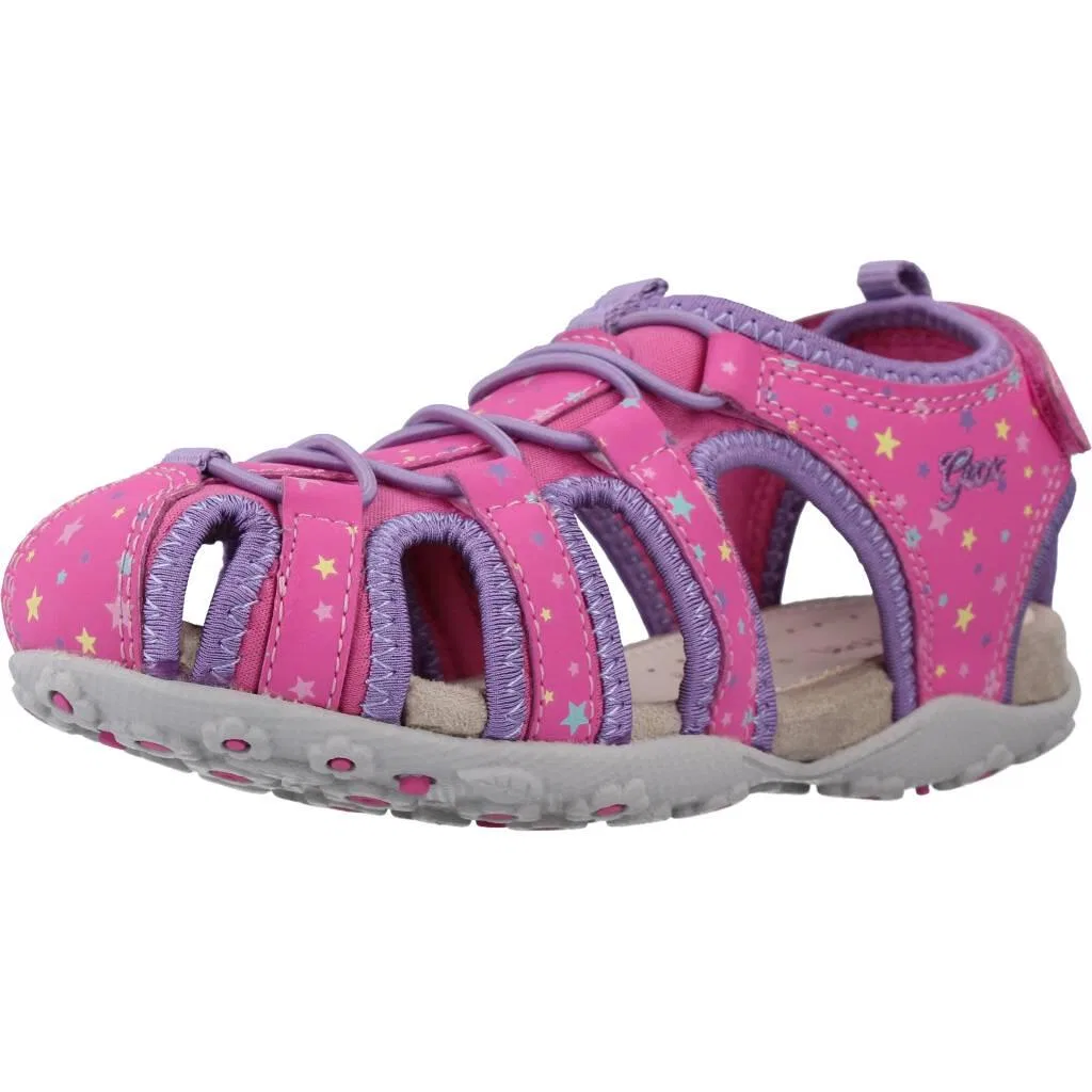Детские сандалии из кожи Roxanne A Geox, Rosa
