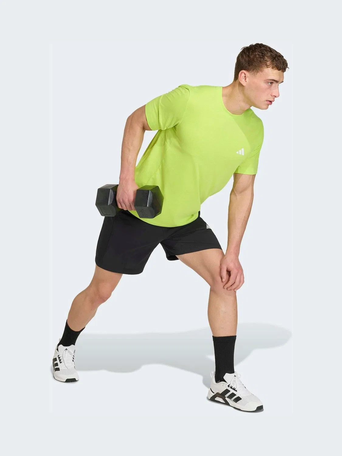 Футболка тренировочная Workout Essentials FeelReady adidas, зеленый — фото 2