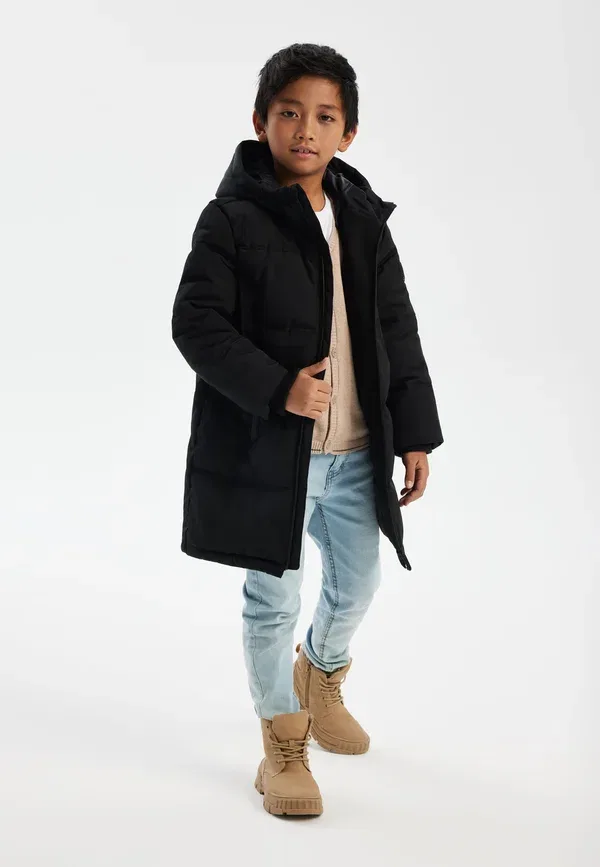 Куртка утепленная Longer warm padded Minoti, черный