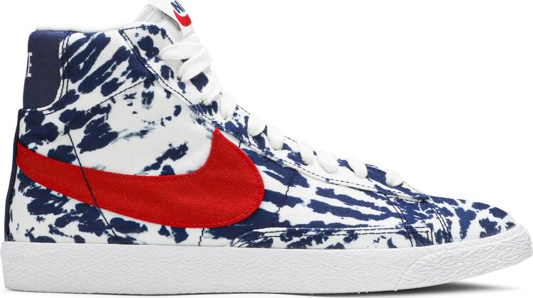 

Кроссовки Nike Blazer Mid SE GS 'Tie Dye', синий