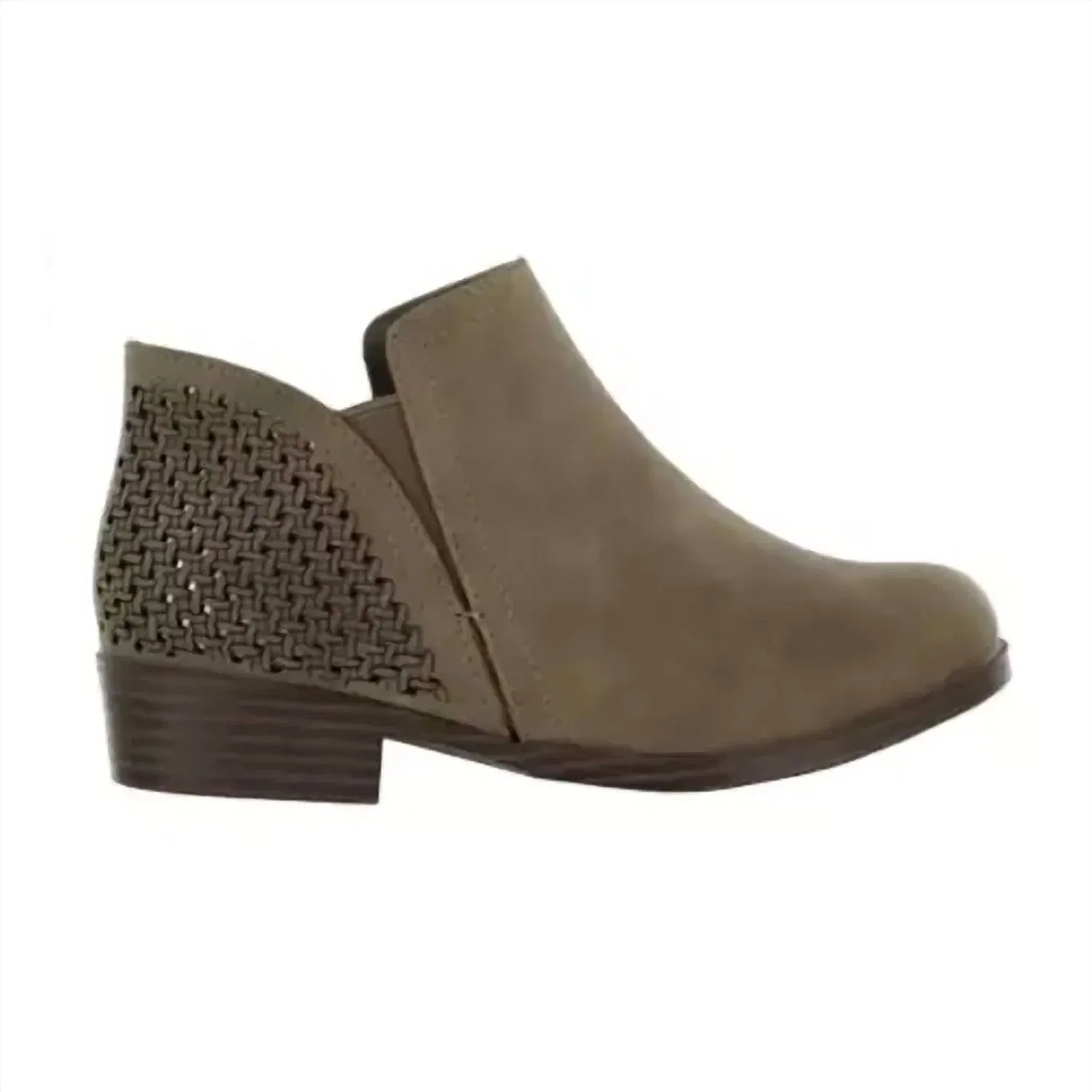 Детские ботинки для девочек на низком каблуке Darlette Boot Mia, Taupe Suede