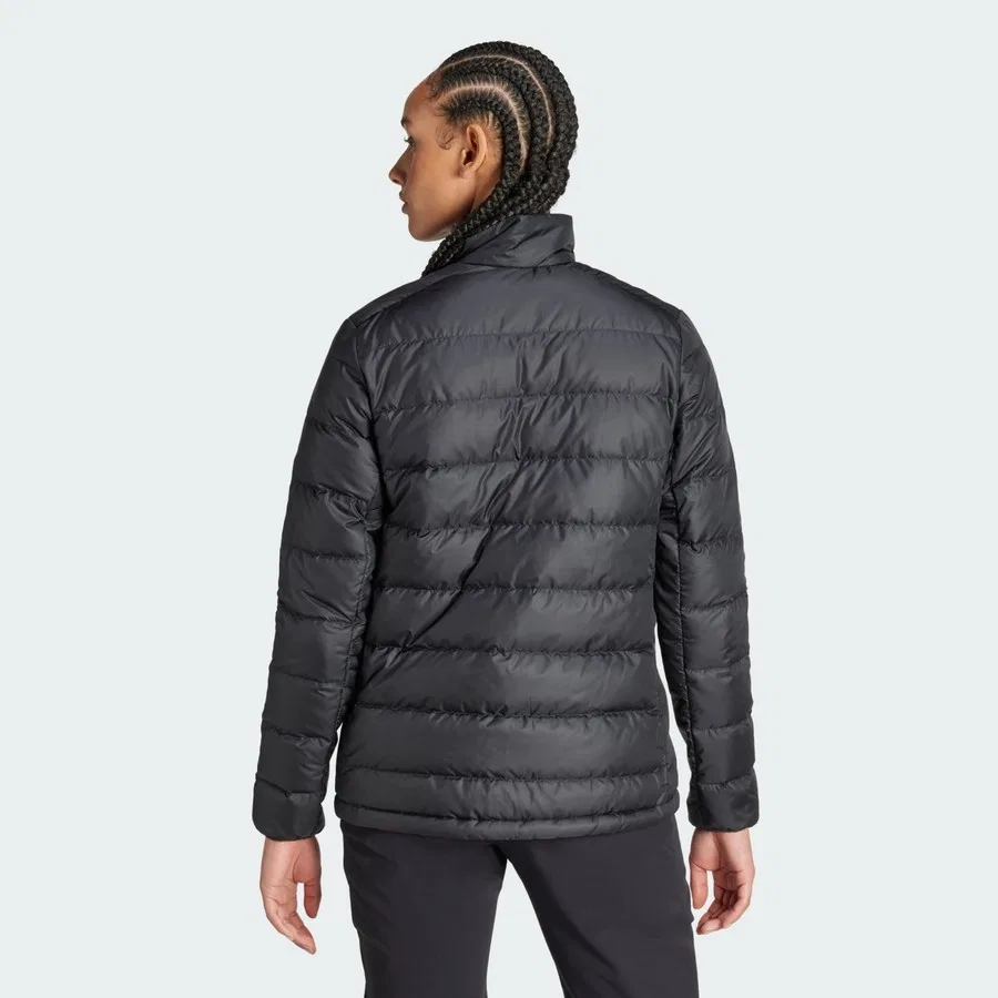 Женская куртка-пуховик с длинным рукавом Terrex Multi Light Down adidas, Черный — фото 2