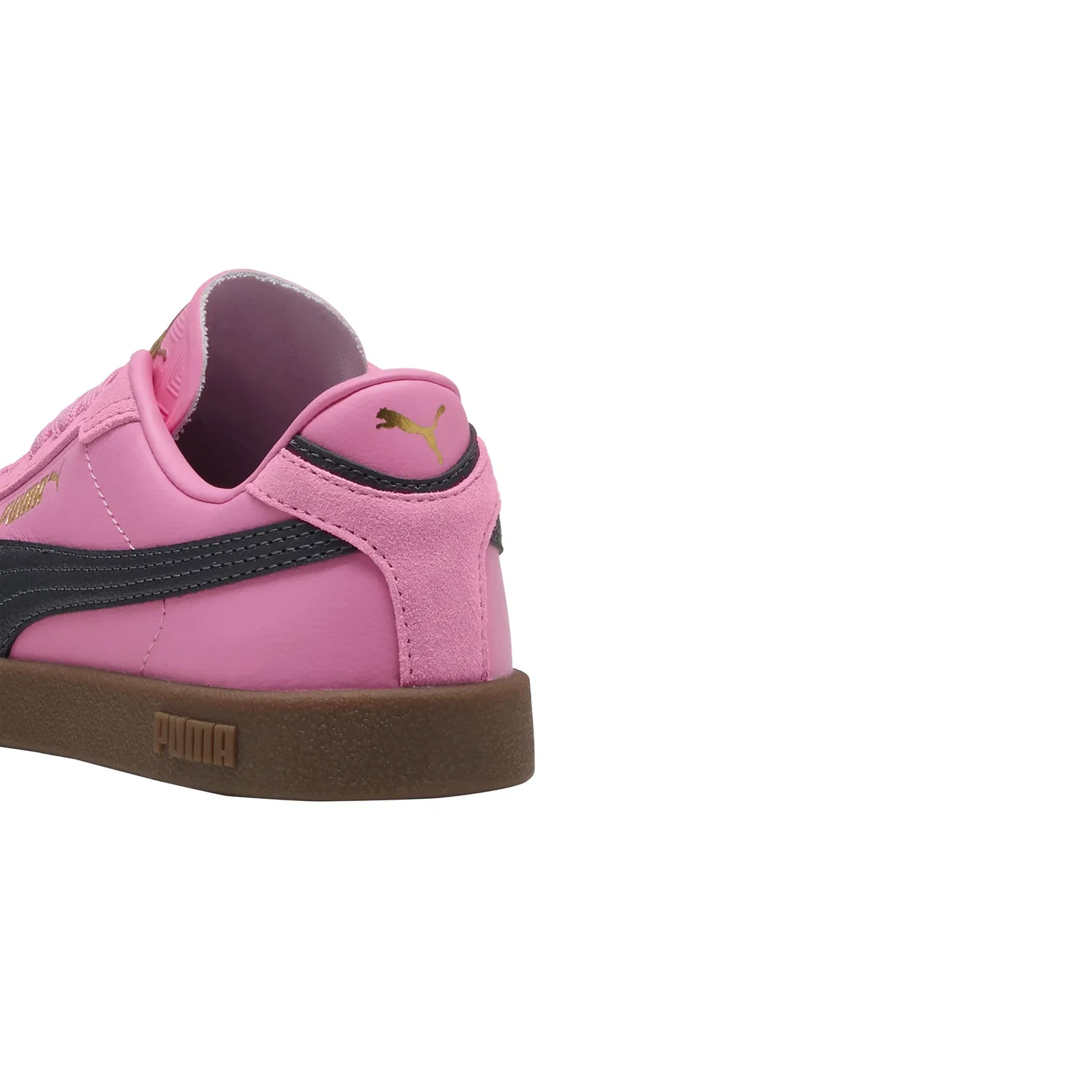 Кроссовки низкие кожаные Junior Club II Era Puma, розовый — фото 3