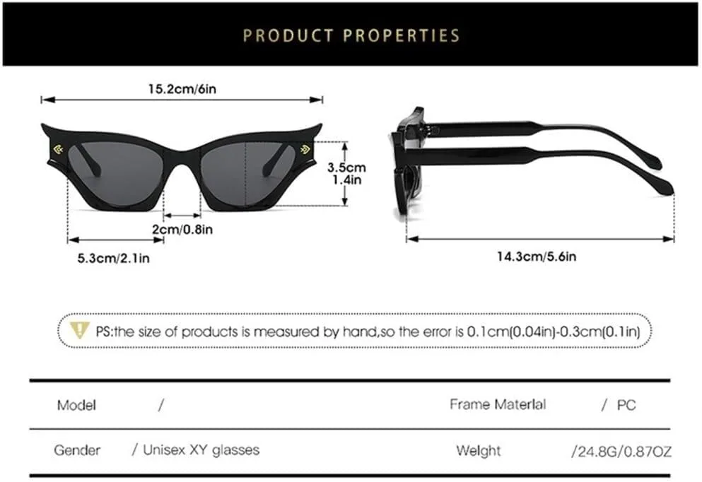 

Модные солнцезащитные очки «кошачий глаз» для женщин и мужчин, с линзами из поликарбоната, оправой и градиентными линзами, в винтажном стиле QERMXYRI, C3