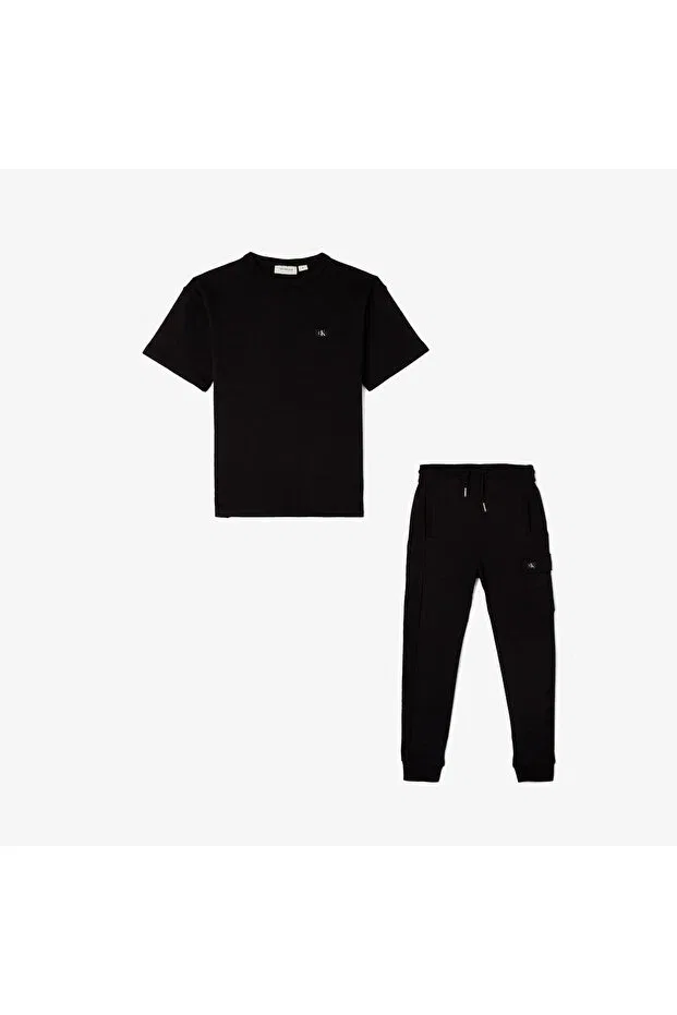 Детские спортивные штаны для девочек хлопковые Calvin Klein, Black