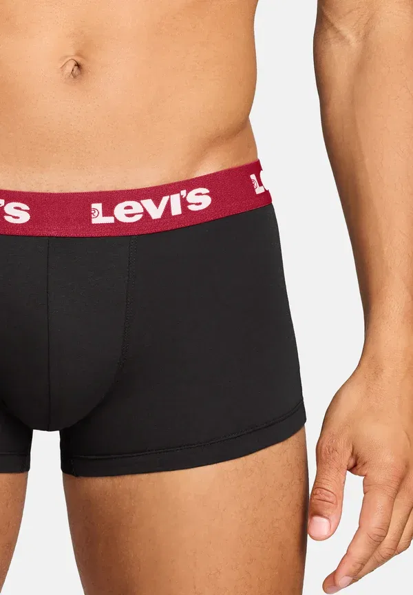 Комплект плавок 6 шт Levi'S, черный/красный — фото 3