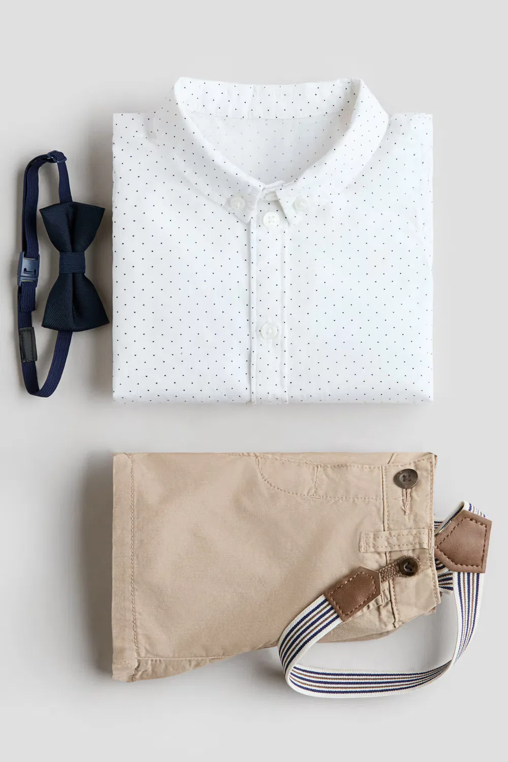 Комплект для выхода в свет из 3 предметов H&M, Beige/Gepunktet — фото 2