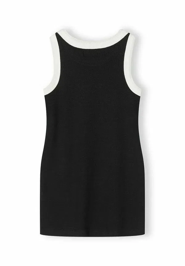 Платье без рукавов в полоску из джерси, комплект из 2 шт, Sleeveless 2 pack with stripe pattern, Minoti white, белый/черный — фото 4