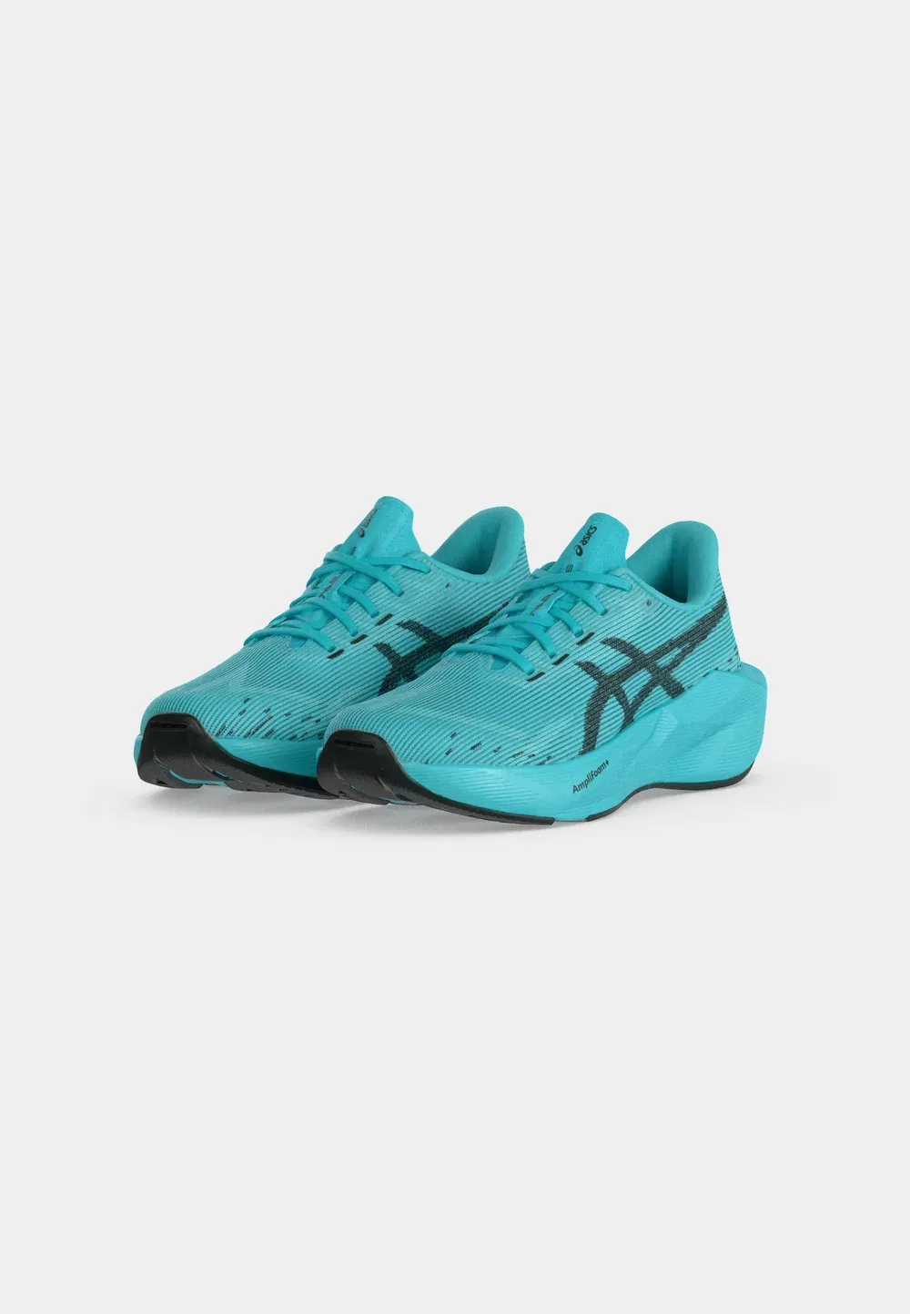 Novablast 6 унисекс - кроссовки для бега по улицам Asics, Ice Mint/Black — фото 3