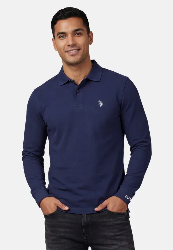 Лонгслив утепленный Usjayson U.S. Polo Assn., темно-синий-dunkelgrau