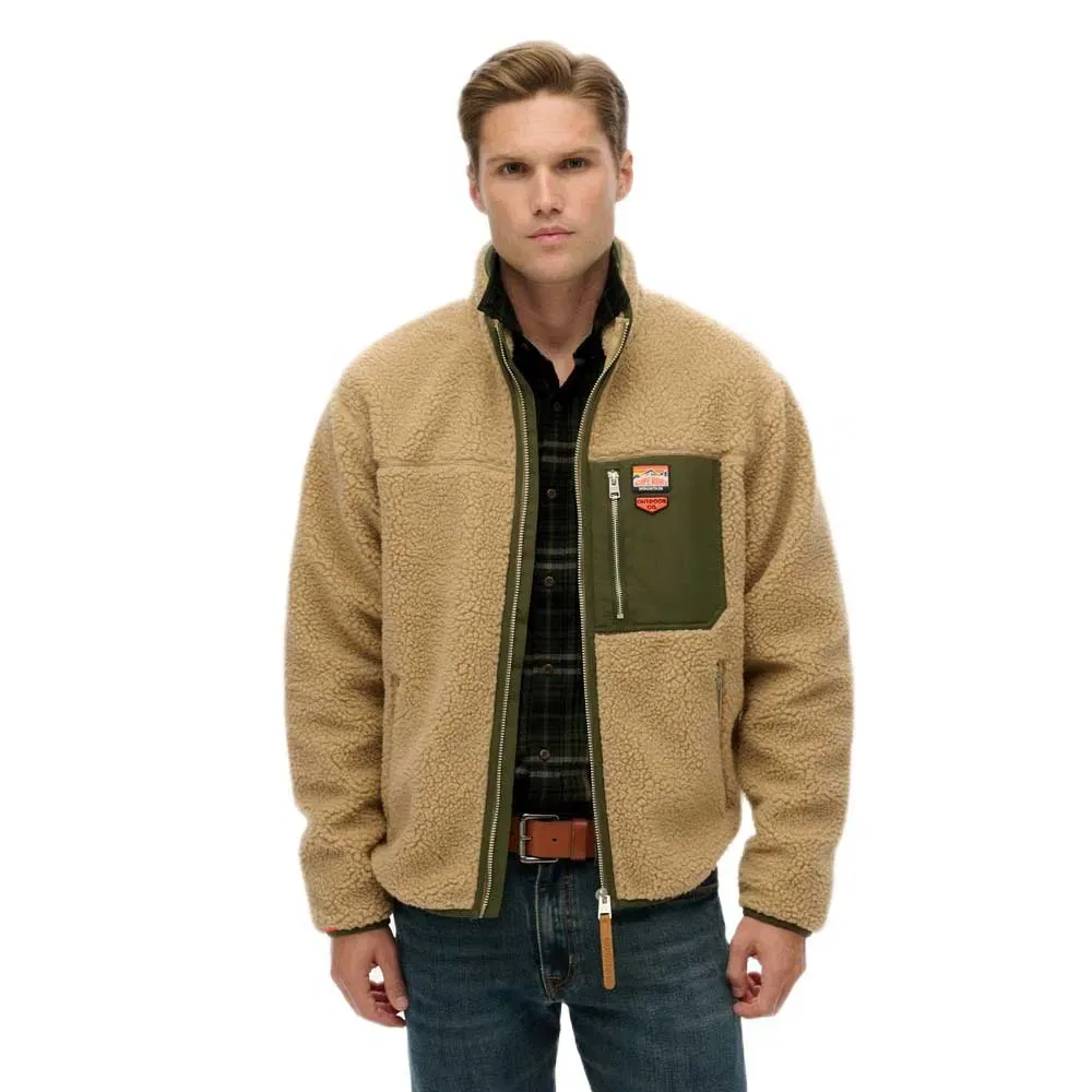 Куртка Vintage Retro Superdry, коричневый