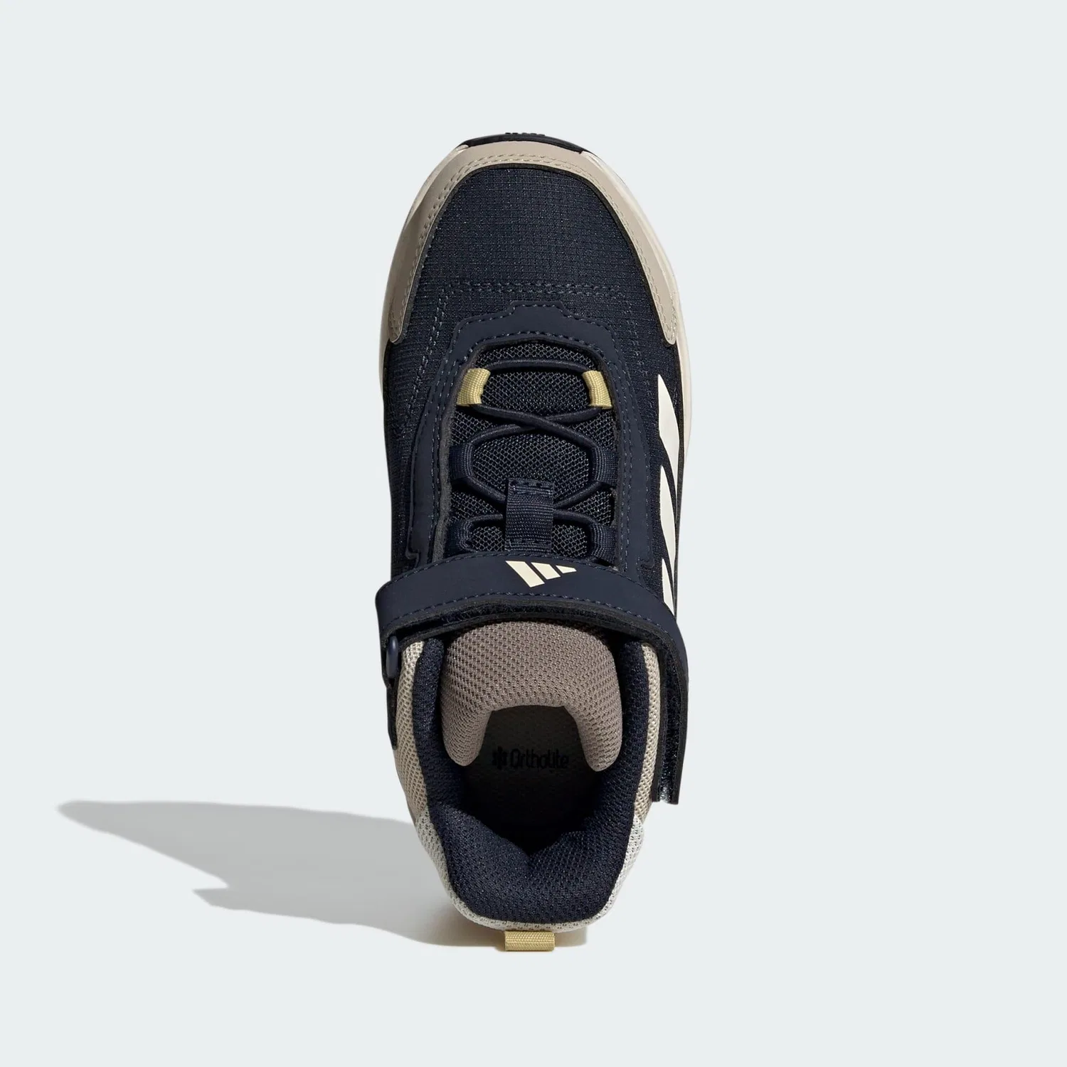Детские полуботинки для активного отдыха Terrex Anylander Mid Kids Adidas, Beige Weiss Khaki — фото 2