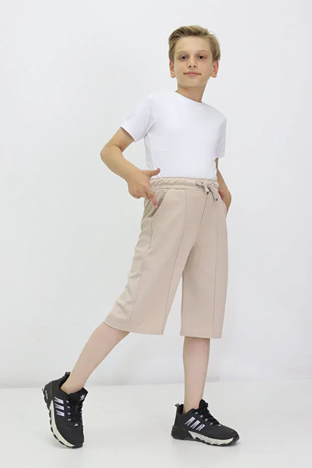 Детские шорты для девочек хлопковые Cmc, Nude Color — фото 3